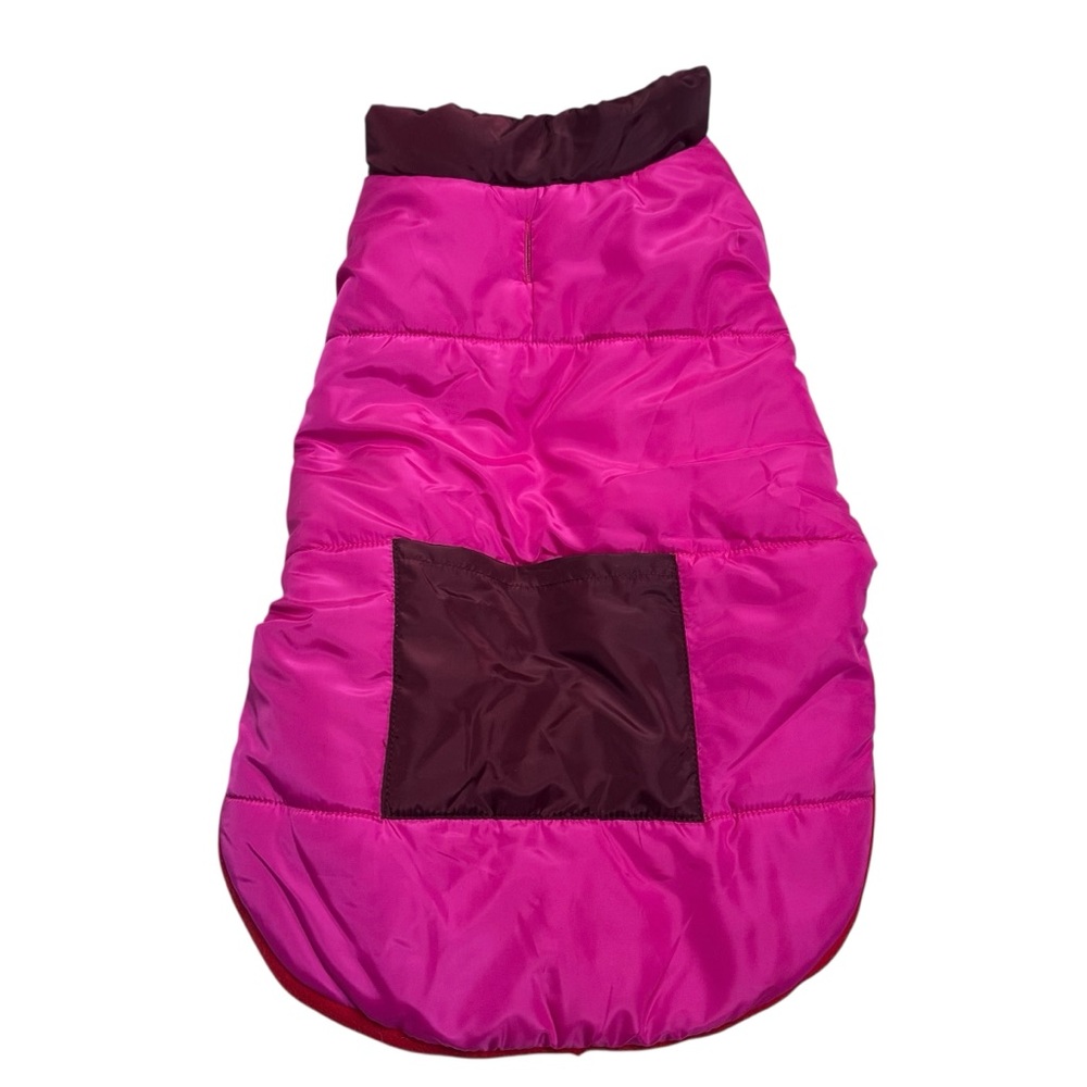 Boots & Barkley Puffer‎ dog vest Target Red & pink size medium